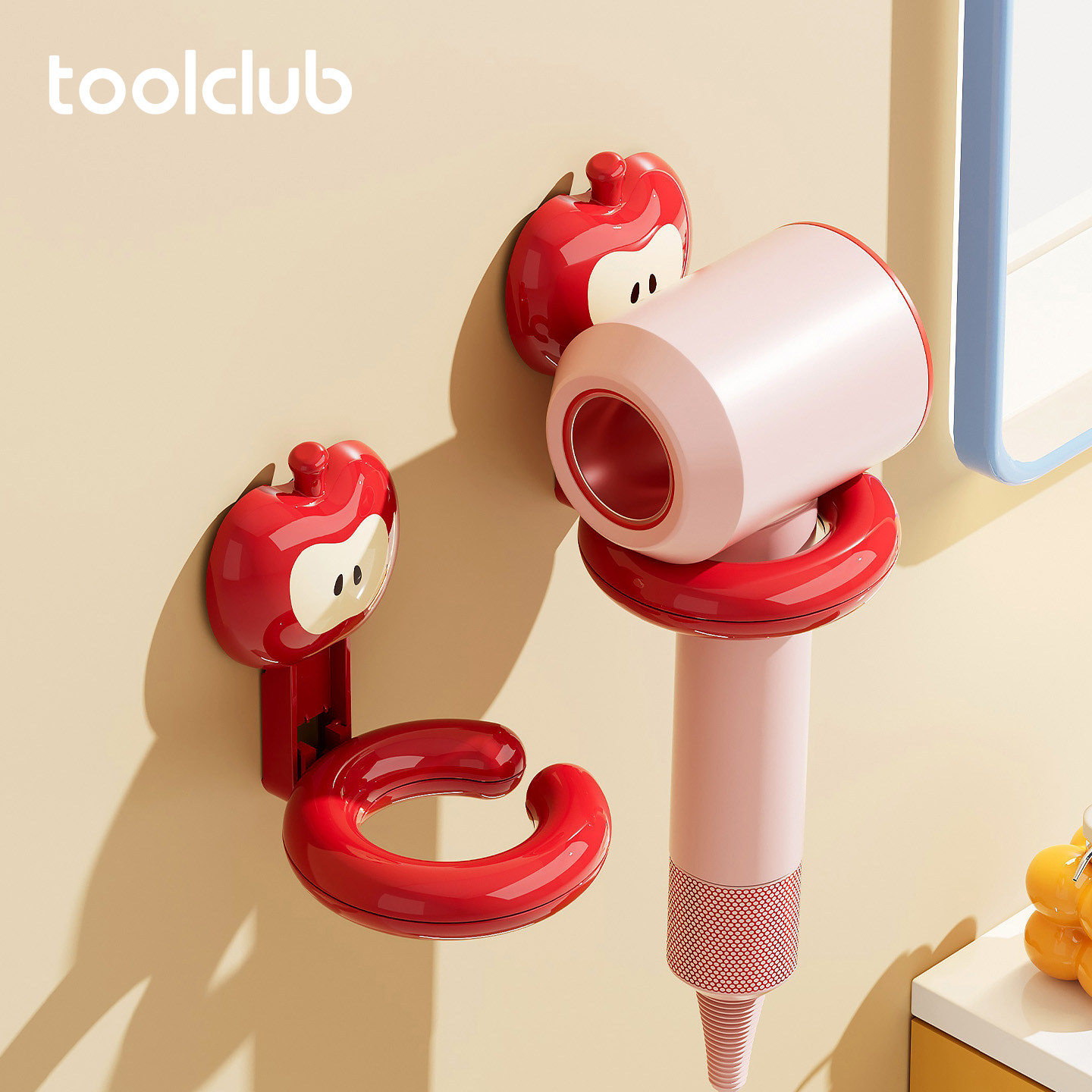 吹风机置物架吸盘壁挂免打孔电吹风架子浴室风筒支架卫生间收纳Y,家庭/个人清洁工具,吹风机置物架,淘宝优惠券,粉丝福利购,淘宝优惠卷