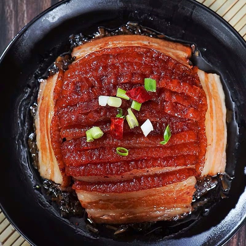 正宗梅菜扣肉虎皮扣肉500g真空碗装梅干菜东坡肉熟食酒店快捷菜