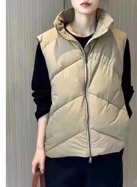 巧珀思｜10567轻巧软壳面料玉米纤维棉服马夹保暖内夹棉立领马甲