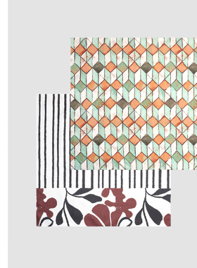 巧珀思｜16姆米真丝斜纹绸 数码定位印花方丝巾17332