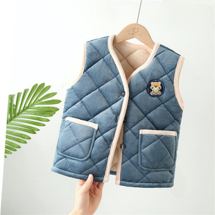 反季儿童羽绒马甲男童内胆宝宝轻薄坎肩女童内穿婴儿马夹背心外穿