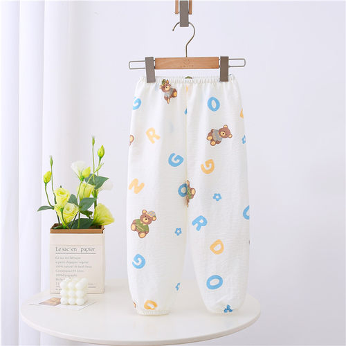 春秋季儿童薄款云朵棉长裤