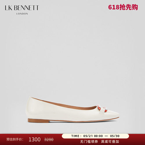 lkbennett真皮平底单鞋