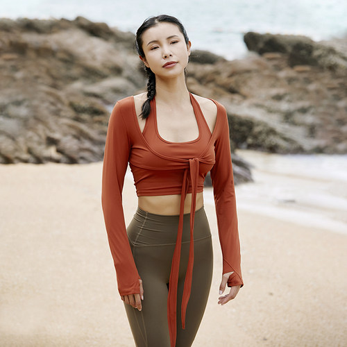 LRECNAVA长袖瑜伽女性