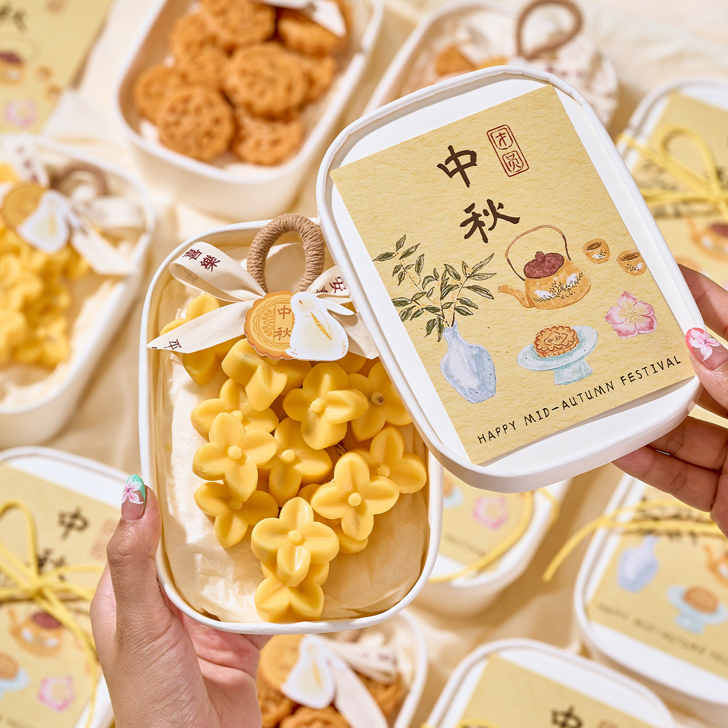 小红书爆款！桂花手工皂图片