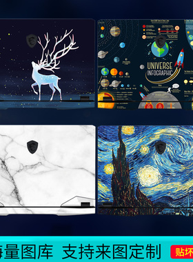 适用微星Msi星影15GP76笔记本17.3寸15.6电脑GF定制GE彩色贴纸新世代勇者绝影GS77纯色Z16机身外壳贴膜保护膜