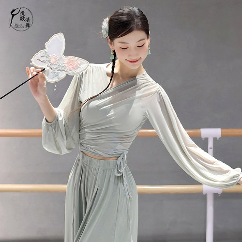 悦歌清舞古典舞身韵纱衣飘逸遮肉