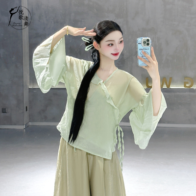 悦歌清舞古典舞纱衣宽松飘逸俏皮