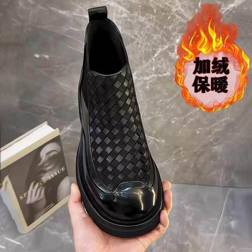 88612-55新品男士纯皮编织休闲舒适男鞋轻奢高级百搭高品质帅气范