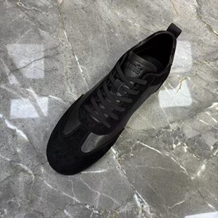 男鞋2025秋季新款真皮拼接英伦风复古休闲皮鞋平底防滑阿甘鞋