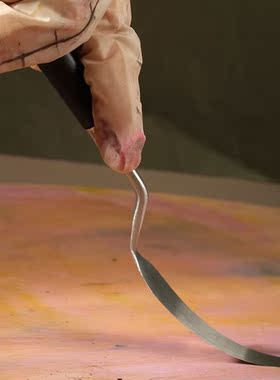 Liquitex丽唯特油画刮刀颜料调色刀自由风不锈钢丙烯画刀大号铲刀