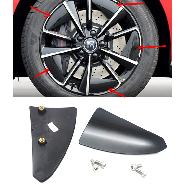 适用于比亚迪汉ev轮毂装饰板汉铝合金车轮钢圈装饰板黑色塑料板盖