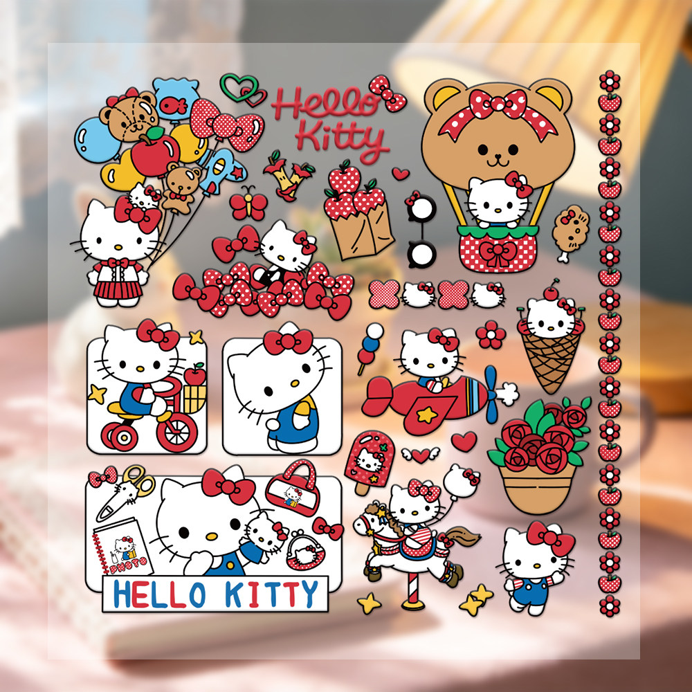 游乐KITTY浮雕贴纸手机壳贴画