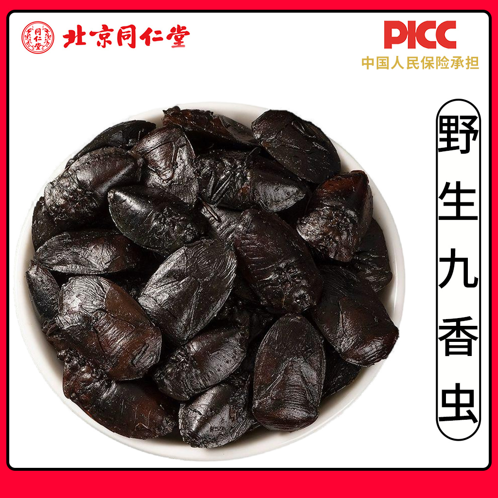 同仁堂云南野生特级九香虫中药材100g干打屁虫屁巴虫新货臭壳子虫