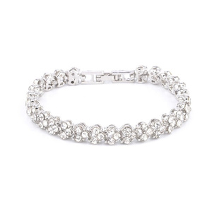 new set bracelet simple crystal full 速發(fā)European Roman