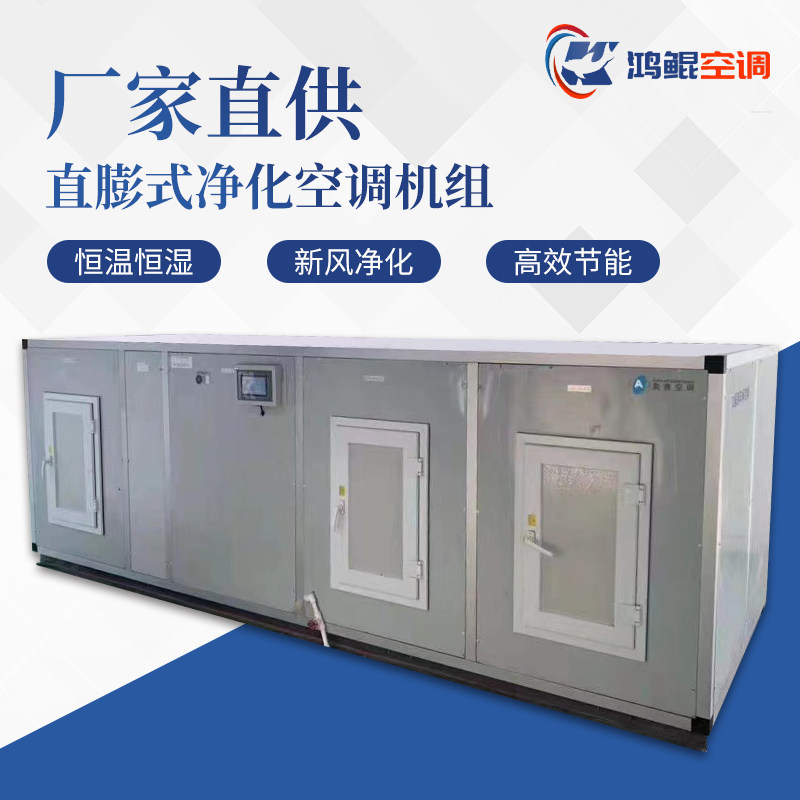 风冷直膨式空调机组合式恒温恒湿洁净无尘柜式净化空气处理式机组