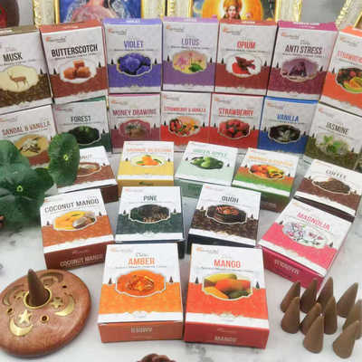 进口印度高品质香锥塔香AROM熏香手工沉香招财香减压琥珀香薰