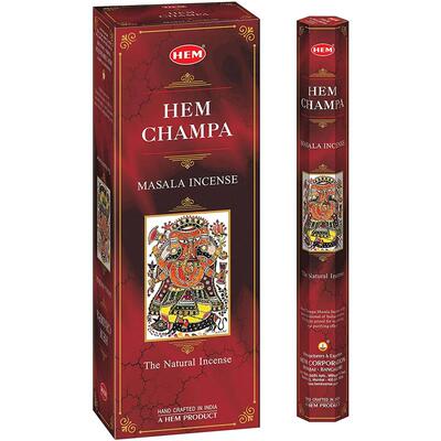 HEM高档熏香印度手工CHAMPA占婆檀香鸡蛋花混合香薰净化瑜伽禅坐