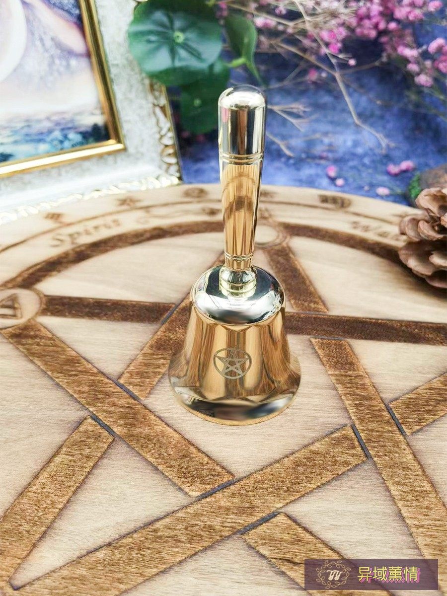 순동 딸랑이 오각별 삼상 달 장식 딸랑이 장식 소리 크고 아름다운 종 금속