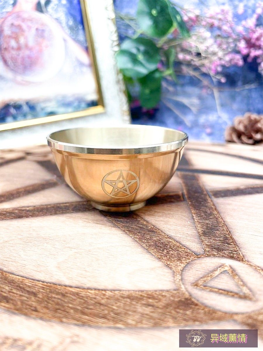 동그릇 급수 그릇 오각별 삼상 달 그릇 장식 촛대 수납 장식 장식