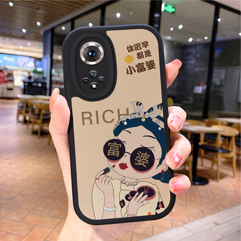 小羊皮富婆适用华为nova9pro手机壳nvoa8novα新款mova男noⅴa7se女novo noⅴα hinova nave套no9nva10nora