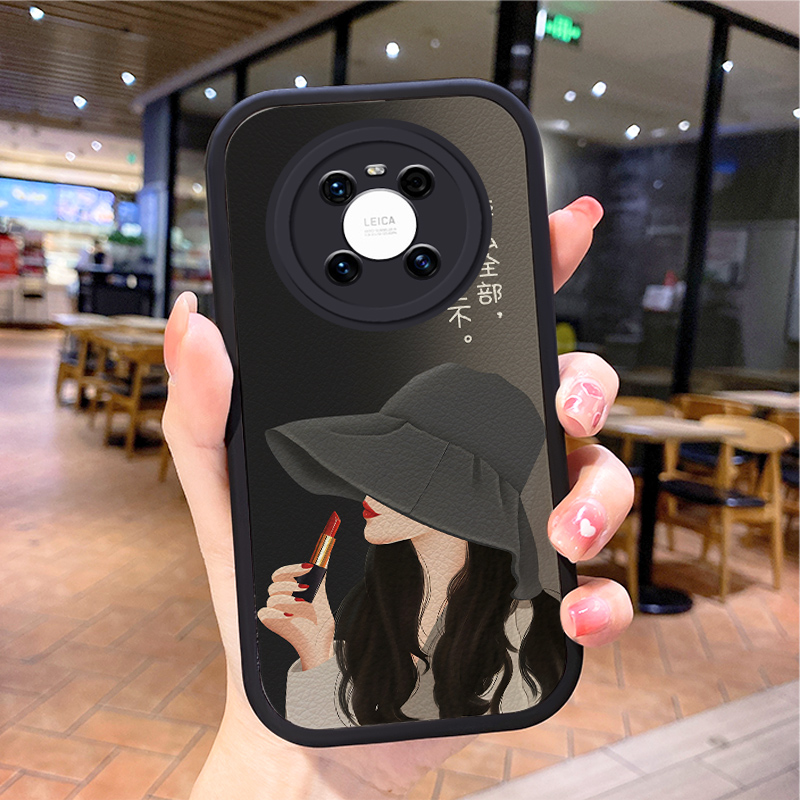 小羊皮送挂绳硅胶全包