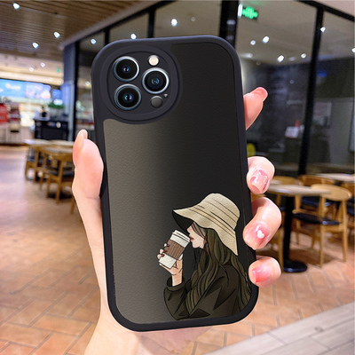 女孩适用苹果13promax手机壳15pro套iphone12新款ihpnoe11e网红16plus男mini女17air14iphnoe6s7潮牌i8挂绳xs