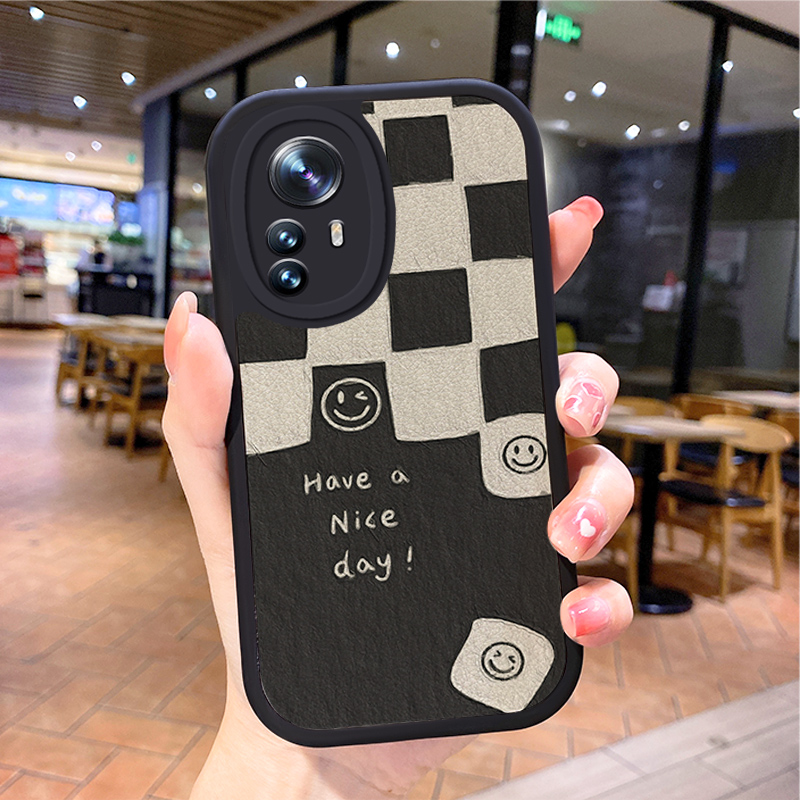 小羊皮格子适用小米12s手机壳12pro男12x防摔miui11青春个性ins女生新款mi10t套xiaom12x小众9潮牌8硅胶全包