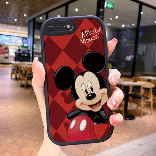 米奇适用苹果8plus手机壳16promax套e女iphone6s新款15小众14plus防摔17air12p机pg13r潮11pro男7q挂绳mini