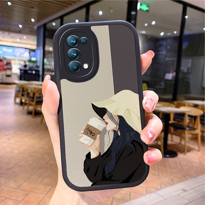 小羊皮opporeno6reno10手机壳