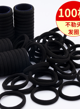 扎头发皮筋高弹力耐用发绳黑色头绳2026新款高端发圈女高级感头饰