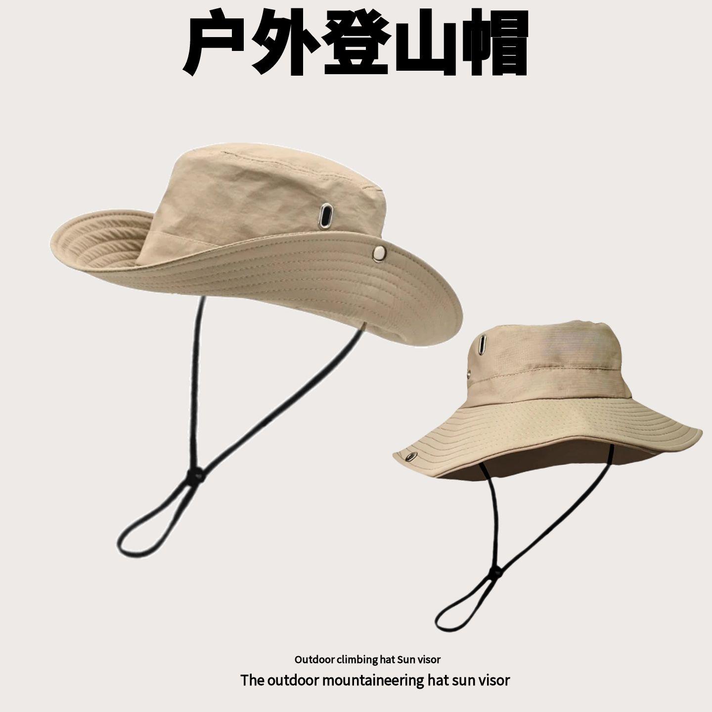 西部牛仔登山帽渔夫帽