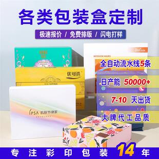礼品包装 钱包盒新年礼盒定制 盒定制香水翻盖磁吸盒小包装 盒短款