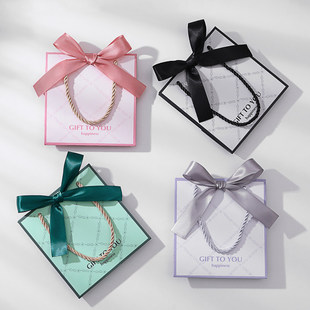 简约小清新风礼品袋化妆品礼物包装袋定制纸袋子牛皮纸袋服装袋子