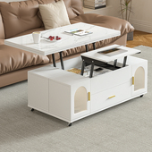 多功能升降茶几餐桌两用小户型客厅家用一体多用桌子可折叠移动