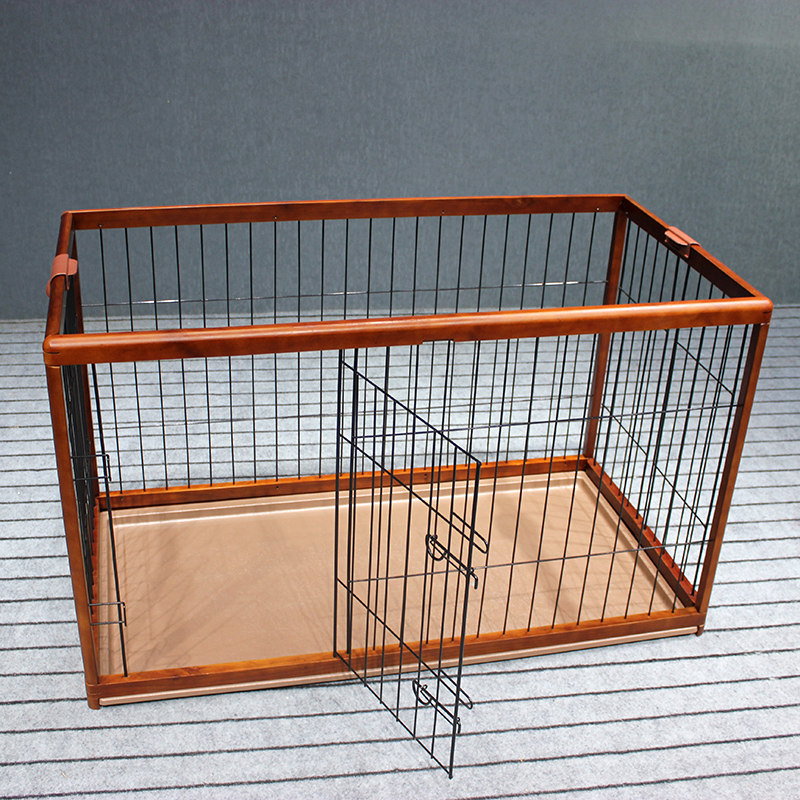 实木宠物狗狗笼围栏栅栏柯基柴犬法斗大中小型犬室内外产床房通用