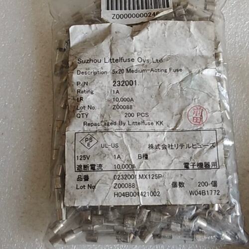 可维修力特保险丝管，型号0232001.MX125P和0232议价