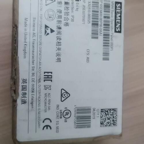 可维修6SE6400-0BP00-0AA1议价