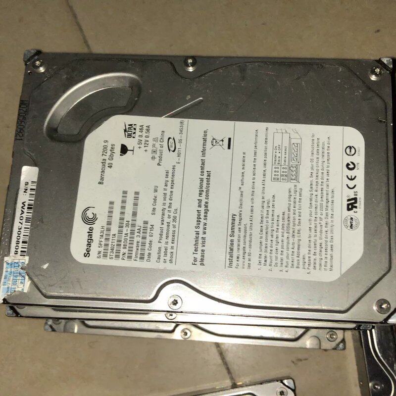 可维修3.5寸台式机硬盘80G并口IDE7200转2M机械硬盘议价