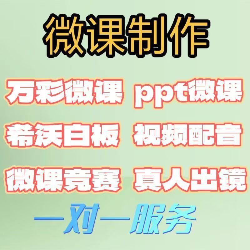 微课代制作参赛MG动画万彩动画职业课件优化与课件代制作Nibiru