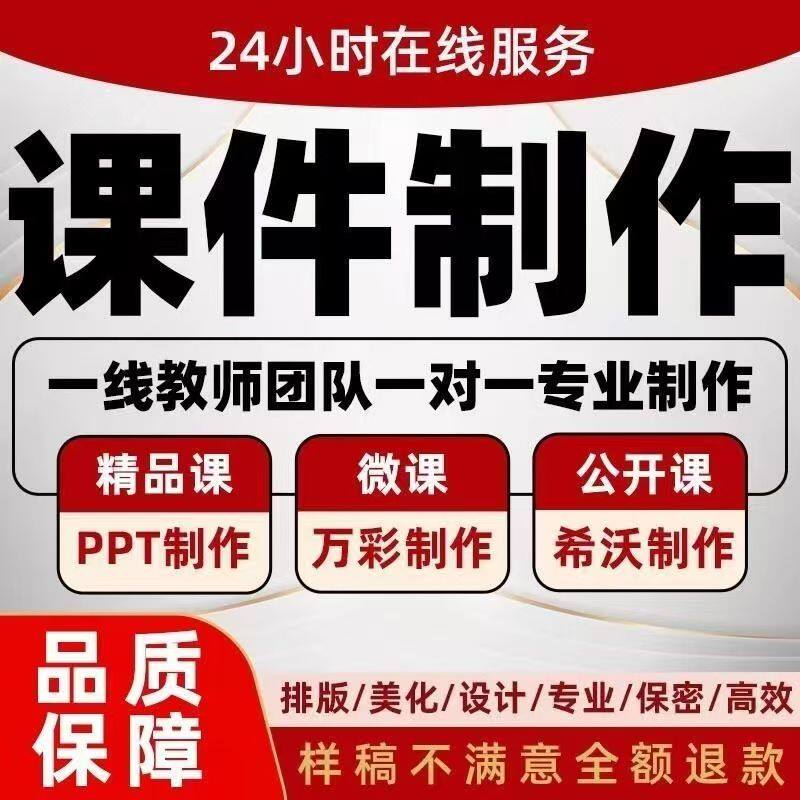 微课代制作参赛MG动画万彩动画公共课件美化与课件代制作Nibiru