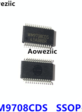 WM9708CDS SSOP-28 贴片 高质量立体声音频编解码器芯片 进口原装