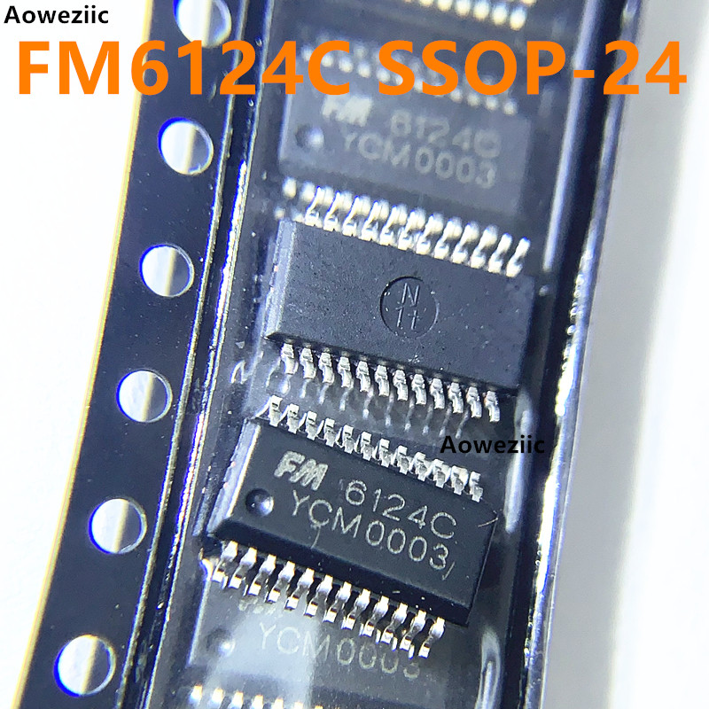 10个 FM6124C SSOP-24 LED显示屏驱动IC 16路恒流芯片 全新原装