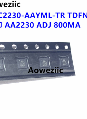 1个 MIC2230-AAYML-TR TDFN-12 丝印 AA2230 800MA DC-DC电源芯片