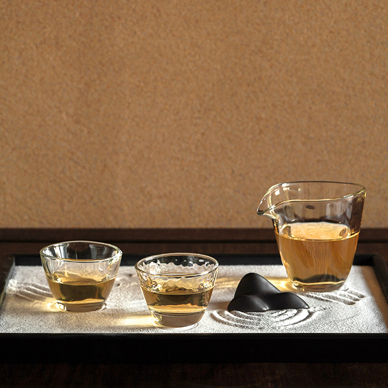 迦乐进口日本石塚硝子日式玻璃公道杯茶杯清酒杯