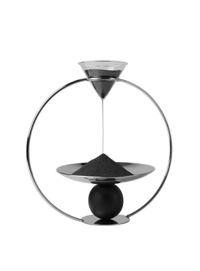 简约现代创意不锈钢沙漏摆件极简轻奢样板间售楼处民宿书房装饰品