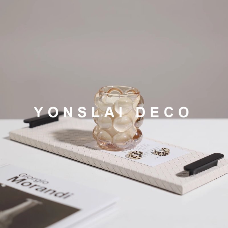 简约现代皮革托盘香薰收纳盘样板间客厅餐厅软装轻奢置物盘摆件,家居饰品,香薰托盘,淘宝优惠券,粉丝福利购,淘宝优惠卷