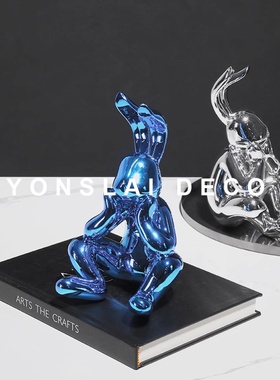 简约现代风艺术样板房间卡通兔子