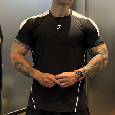 GYMSHARK网眼速干透气运动T恤