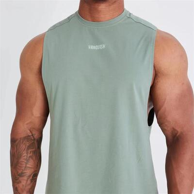 VQ男士无袖运动T恤纯棉背心